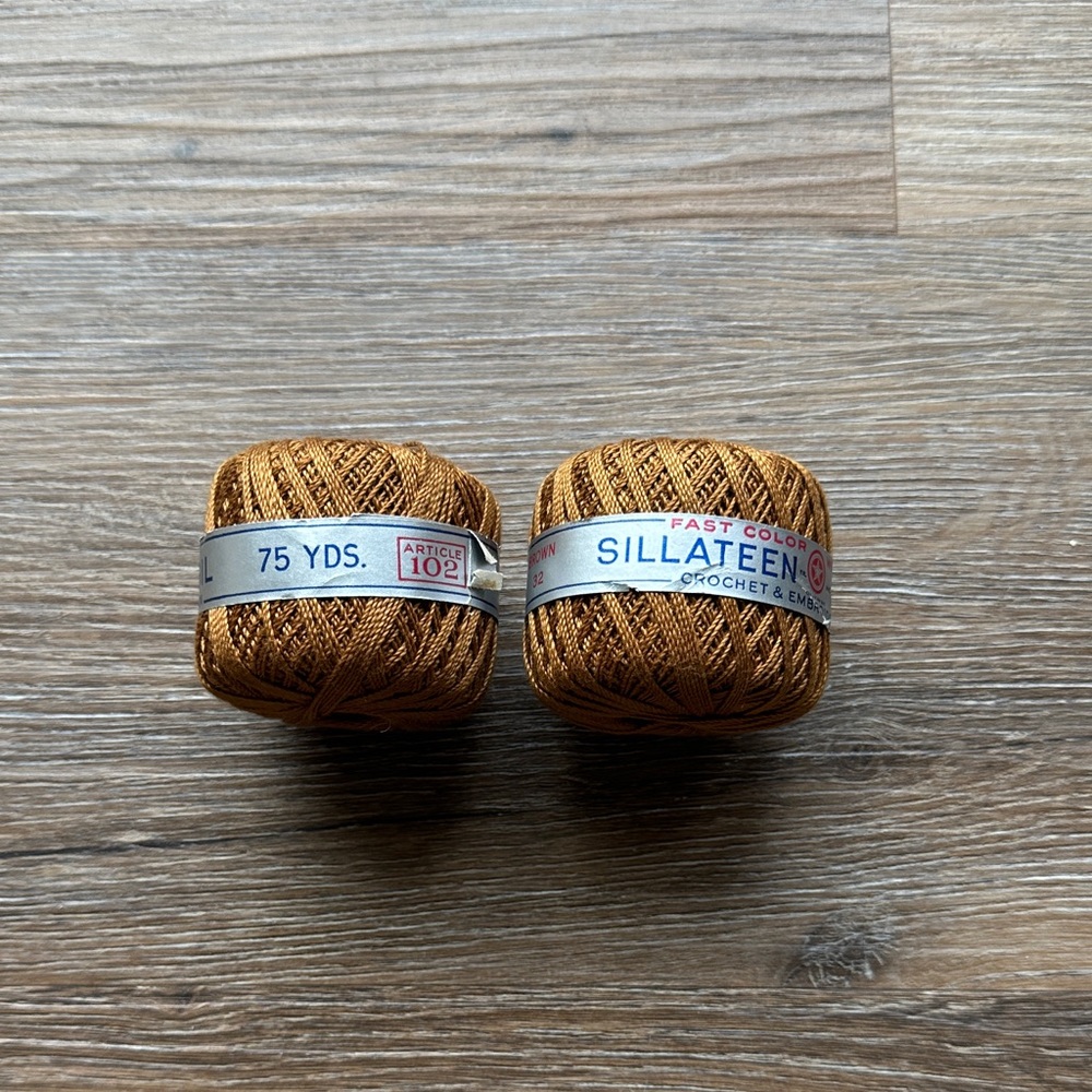 Sillaten Gold Crochet Thread